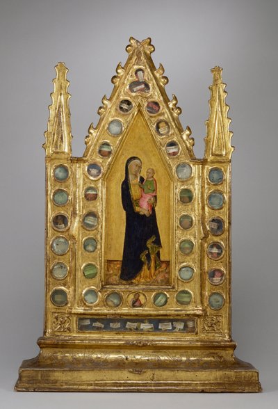 Tabernacolo reliquiario con la Vergine e il Bambino da Naddo Ceccarelli